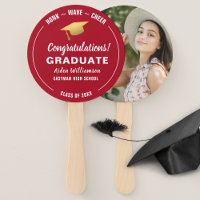 Abschluss Honk Wave Gold Grad Cap Custom Foto