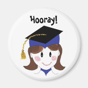 Abschluss Hooray Magnet