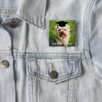 Abschluss Hund tragen Grad Cap Benutzerdefinierter