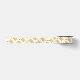 Abschluss-Hut-Imitat-Goldfolie modern Satinband