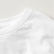 Abschluss im Vorschulalter Niedlich rosa Schale Kleinkind T-shirt (Detail - Hals/Nacken (in Weiß))