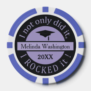 Abschluss individuelle Name & Poker Chips