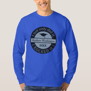 Abschluss individuelle Name und Jahreskleidung T-Shirt