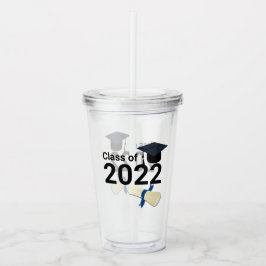 Abschluss Jahr elegant Klasse 2022 Acryltrinkbecher