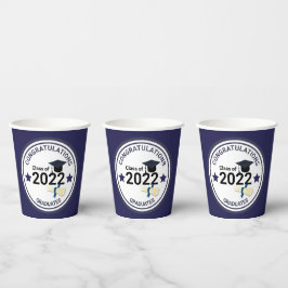 Abschluss Jahr elegant Klasse 2022 Pappbecher