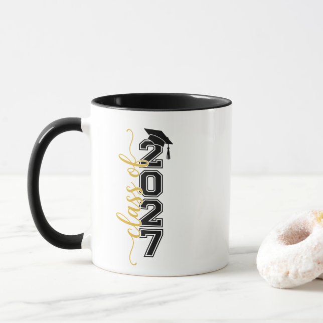 Abschluss Kaffeetasse (Mit Donut)