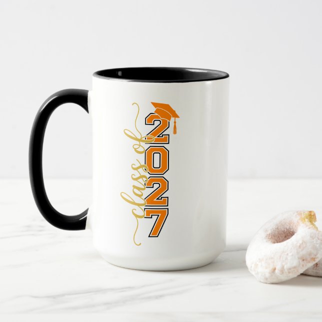 Abschluss Kaffeetasse (Mit Donut)