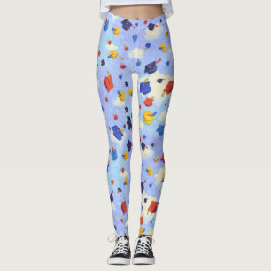 Abschluss-Kappen-Wurf Leggings