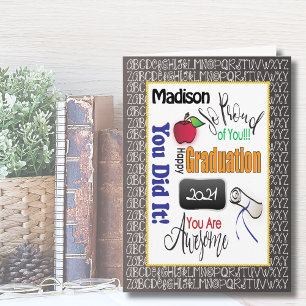 Abschluss-Karte für Lehrkräfte Karte