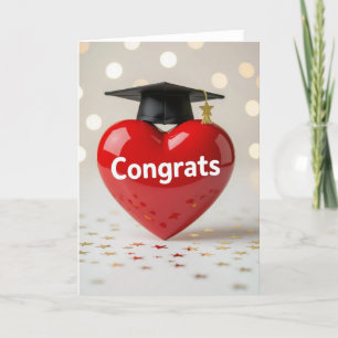 Abschluss-Karte, Glückwunsch Grad, Graduationspart Feiertagskarte