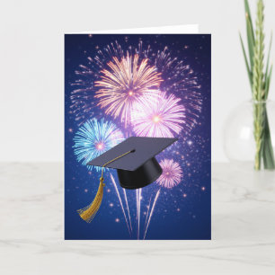 Abschluss-Karte, Glückwunsch Grad, Graduationspart Feiertagskarte