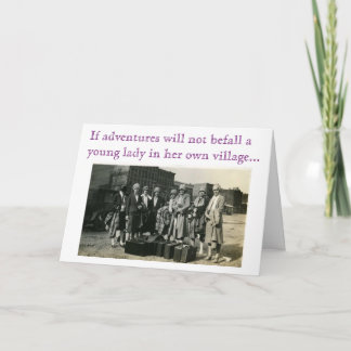 Abschluss-Karte Janes Austen Karte