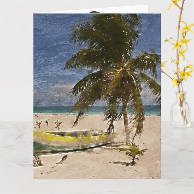 Abschluss-Karte Karte (Gelbe Blume)