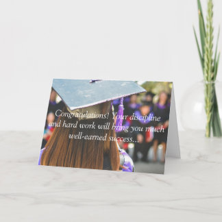 Abschluss-Karte Karte