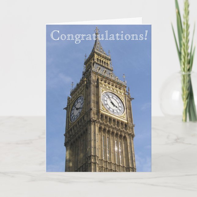 Abschluss-Karte Karte (Vorderseite)