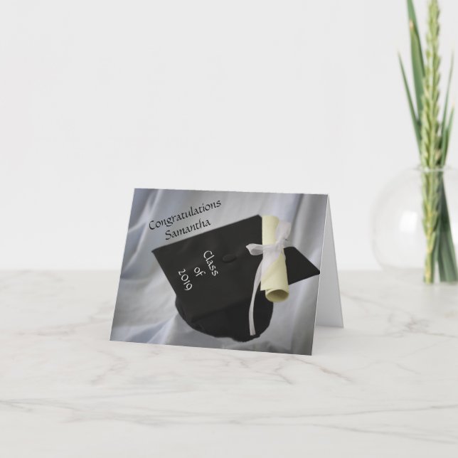 Abschluss-Karte Personalisiert Karte (Vorderseite)