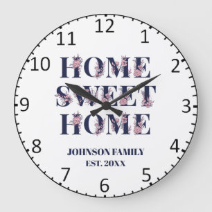 Abschluss Käufer Immobilienmakler Große Wanduhr