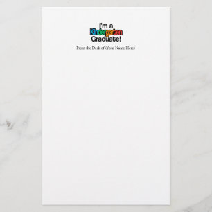 Abschluss Kindergarten Kindergarten Briefpapier