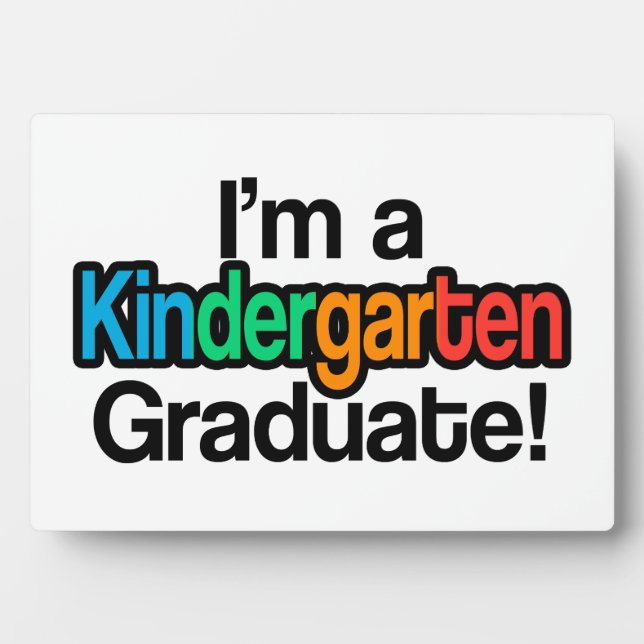 Abschluss Kindergarten Kindergarten Fotoplatte (Vorderseite)