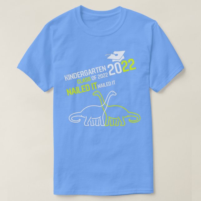 Abschluss Kindergarten-Klasse 2022 nagelte es nage T-Shirt (Design vorne)