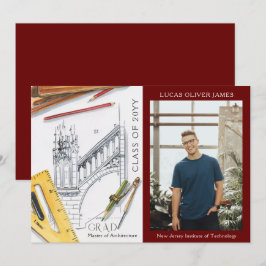 Abschluss-Klasse des Architekturingenieurs