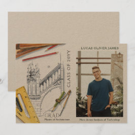 Abschluss-Klasse des Architekturingenieurs