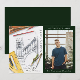 Abschluss-Klasse des Architekturingenieurs