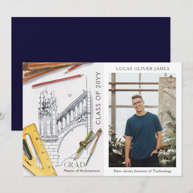 Abschluss-Klasse des Architekturingenieurs 2022 (Vorne/Hinten)