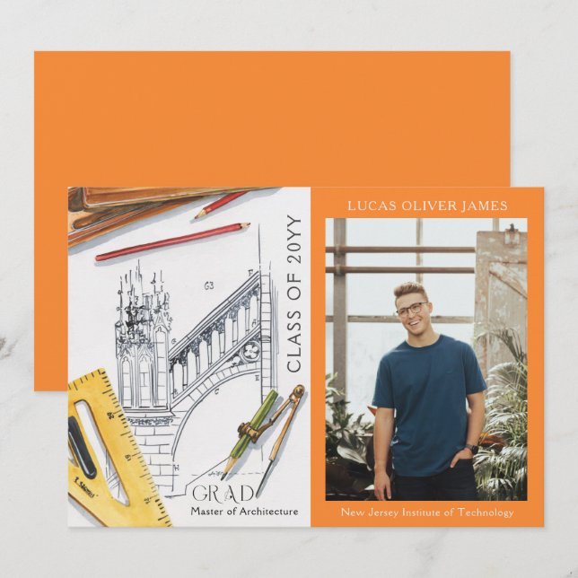 Abschluss-Klasse des Architekturingenieurs 2022 (Vorne/Hinten)