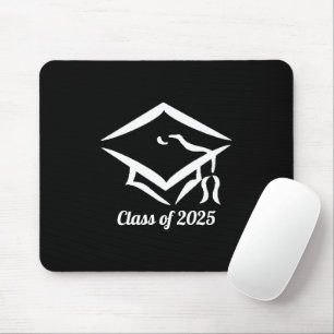 Abschluss-Klasse des BLKWHT 2025 - Jahr anpassen Mousepad
