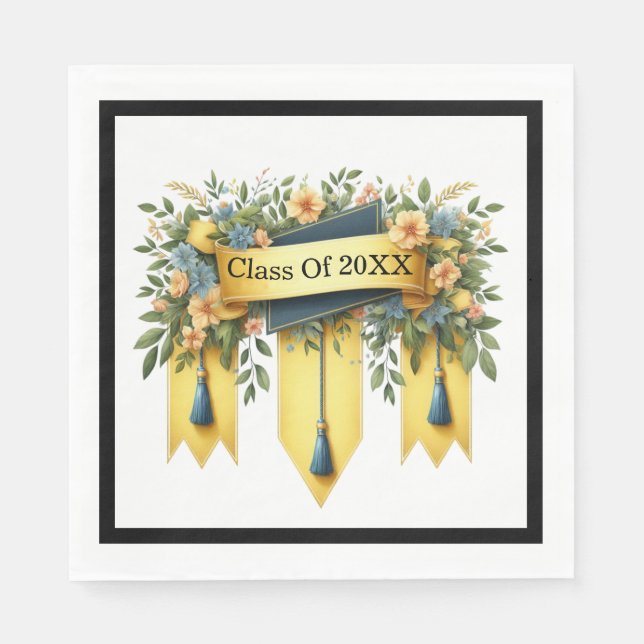 Abschluss-Klasse Serviette (Vorderseite)