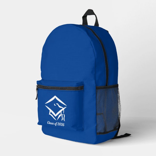Abschluss Klasse von 20?? BLUWHING Customize Year Bedruckter Rucksack (Rückseitige Ecke Rechts)