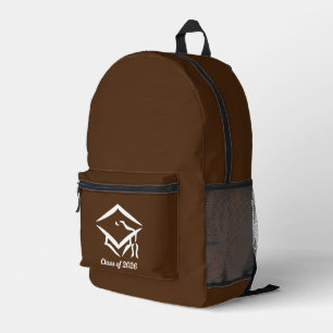 Abschluss Klasse von 20?? BRNWHS Jahr anpassen Bedruckter Rucksack