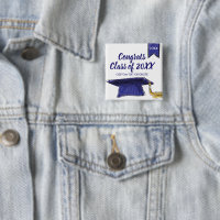 Abschluss-Klasse von 20XX Blue Grad Cap Custom
