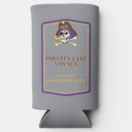 Abschluss Koozie - Grau Selters Dosenkühler