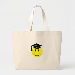 Abschluss-Lächeln-Tasche Jumbo Stoffbeutel