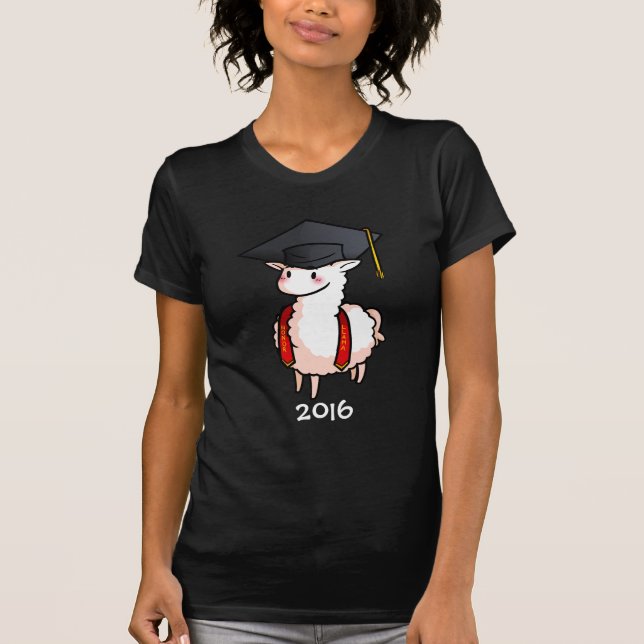 Abschluss-Lama T-Shirt (Vorderseite)