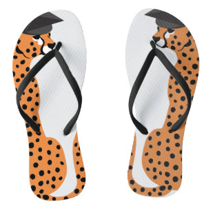Abschluss Leopard-Paar Flip Flops