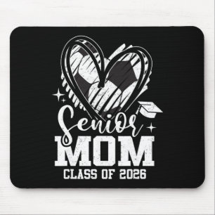 Abschluss-Mama Cl von 2026 Fußball-Abschluss Herz Mousepad
