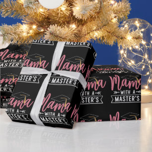 Abschluss Mama MBA Master-Abschluss Abschlussfeier Geschenkpapier