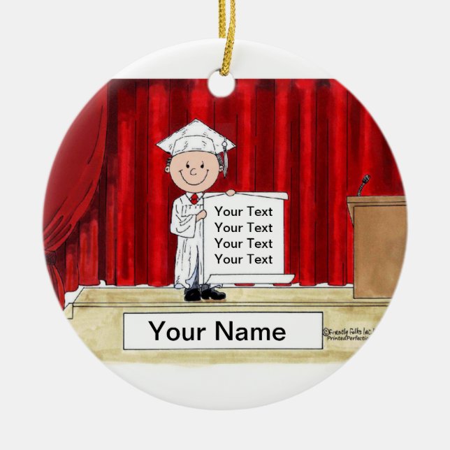 Abschluss — Männlich Keramik Ornament (Vorne)