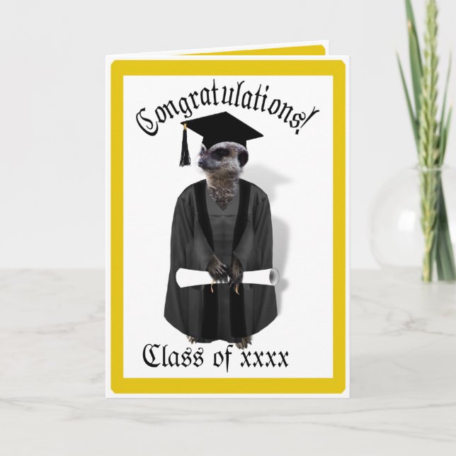 Abschluss Meerkat Graduate Gold Karte (Vorderseite)