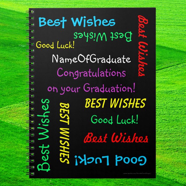 Abschluss Memory Book, FUN Album, Black Notizblock (Von Creator hochgeladen)