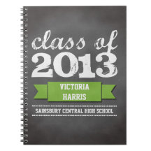 Abschluss mit grünem Banner