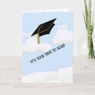 Abschluss mit Mortarboard-Cap Karte