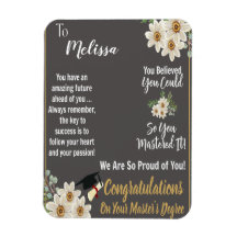 Abschluss mit personalisiertem Master-Abschluss