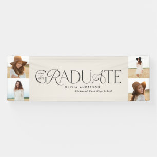 Abschluss Moderne, elegante Typografie, MultiFoto Banner