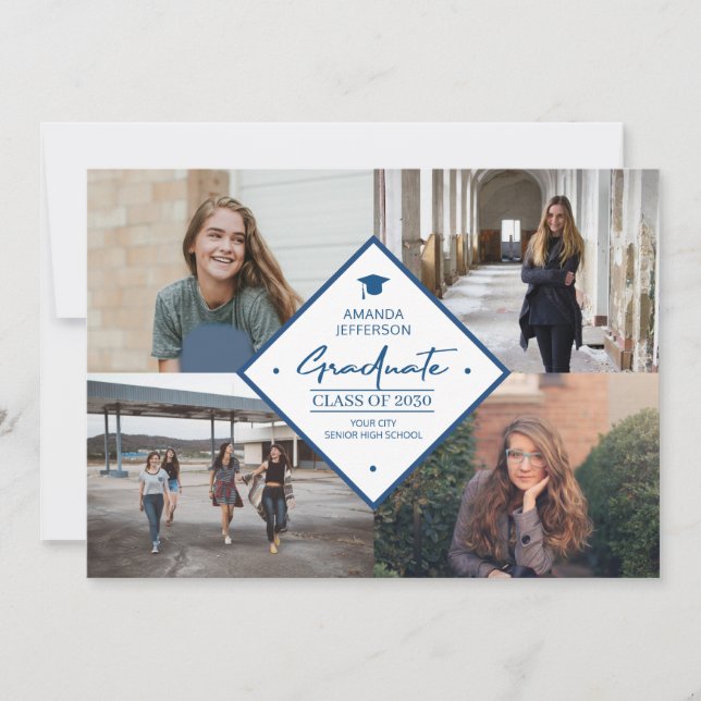 Abschluss Modernes, elegantes Drehbuch 4 Foto Coll Ankündigung (Vorderseite)