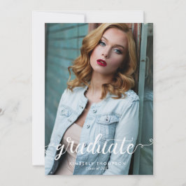 Abschluss Modernes Foto Ankündigung