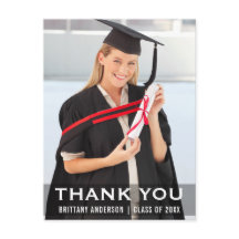 Abschluss Modernes Graduate Foto Vielen Dank